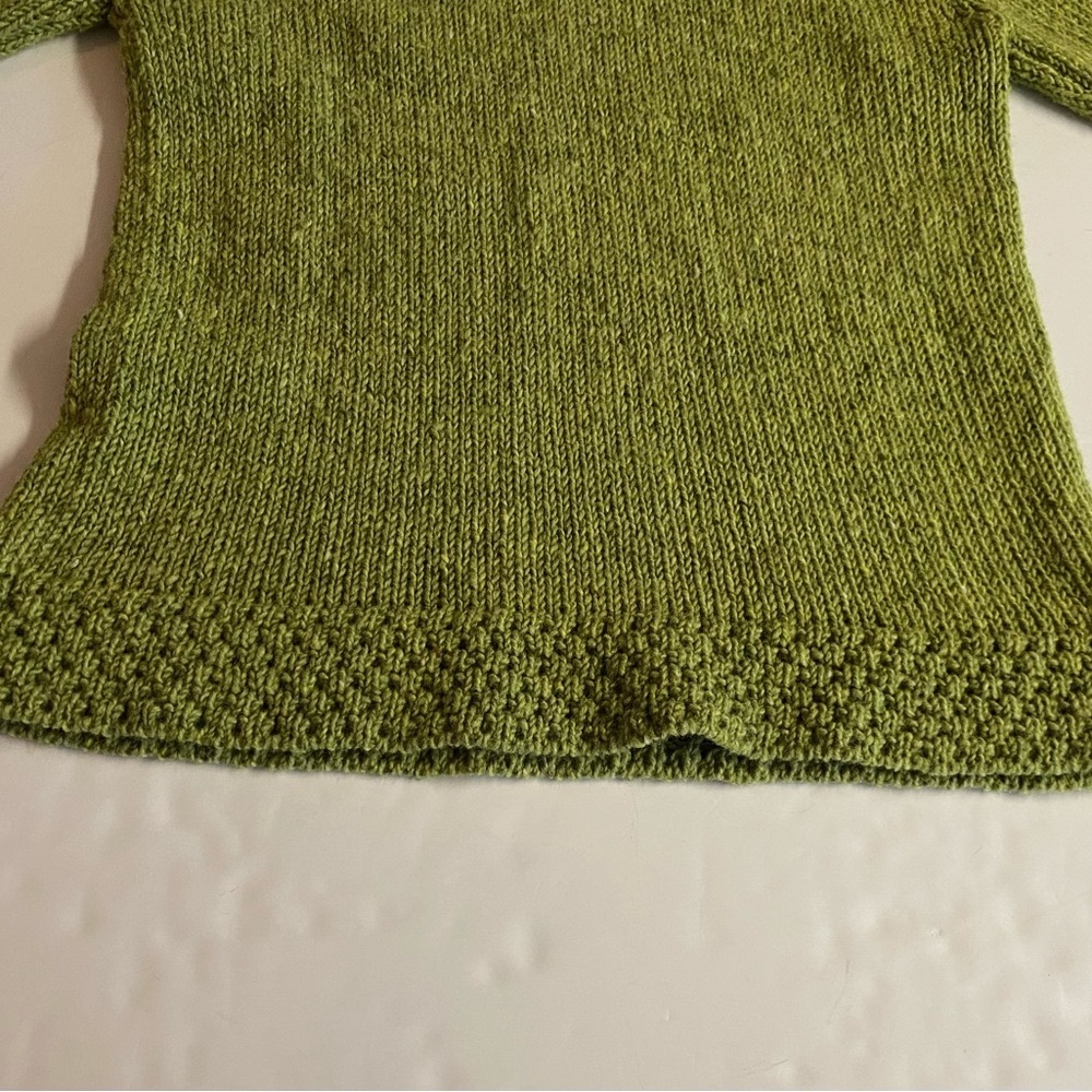 GLENDALOUGH WOOLEN MILLS HAND KNIT 100% PURE WOOL SWEATER SZ L - Picture 10 of 16